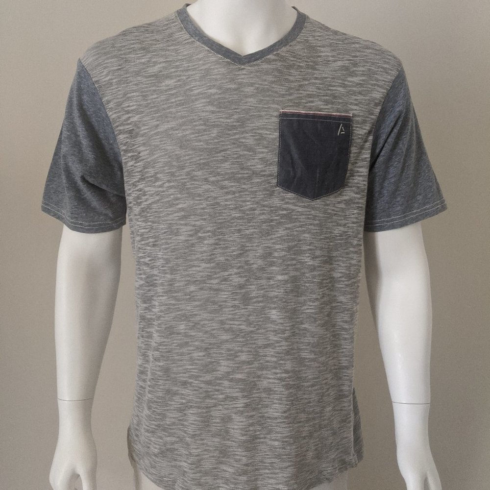 ASTRONOMY Striped Baseball V-Neck